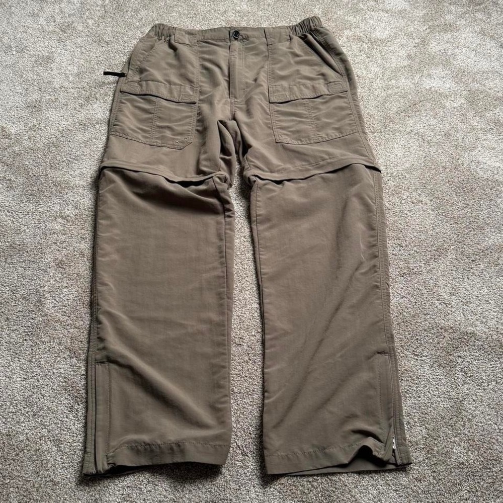 BROWN ZIP-OFF CARGOS
